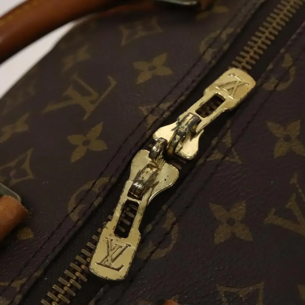 LOUIS VUITTON Monogram Keepall Bandouliere 55 Boston Bag M41414